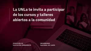 Inscripción a cursos y talleres destinados a jóvenes y adultos