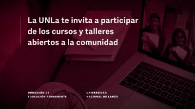 Cursos y talleres destinados a jóvenes y adultos de la comunidad - Prórroga hasta el 11 de marzo