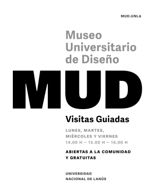 Visitas guiadas en el Museo Universitario de Diseño