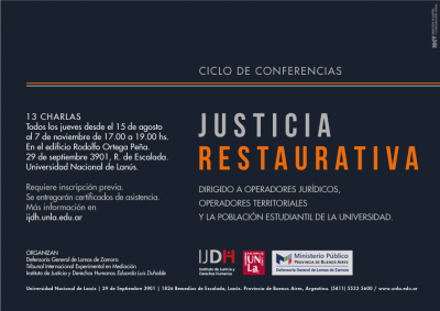 Jornadas sobre Justicia Restaurativa