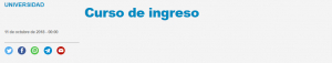 Curso de ingreso