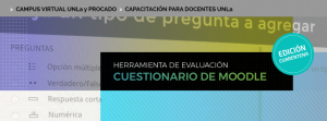 Microtaller para docentes UNLa: Cuestionario de Moodle