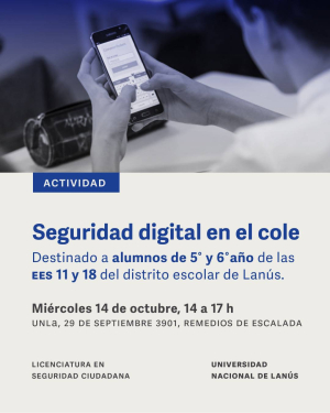 Seguridad digital en el cole