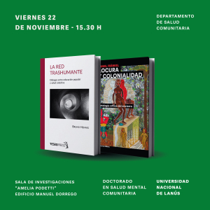 El Doctorado en Salud Mental Comunitaria presenta dos libros de su colección