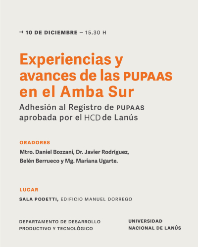 Presentaci&oacute;n del Programa PUPAAs (Peque&ntilde;as Unidades Productivas de Alimentos Artesanales)