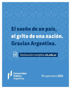 El sueño de un país, el grito de una nación. Gracias Argentina