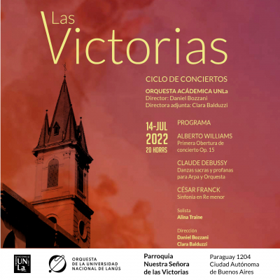 La Orquesta de la UNLa en el ciclo de la Parroquia Nuestra Señora de las Victorias