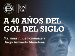 A 40 a&ntilde;os del Gol del siglo, habr&aacute; un partido homenaje a Maradona en la cancha de Lan&uacute;s
