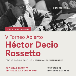 Torneo de ajedrez gratuito y abierto a la comunidad