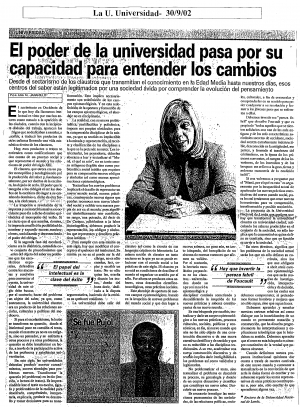 El poder de la universidad pasa por su capacidad para entender los cambios