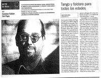 Tango y Folclore para todas las edades