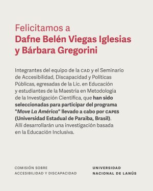 Referentes de la UNLa participarán en investigación sobre educación inclusiva en Brasil