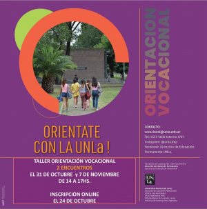 ¡Orientate con la UNLa!: Taller de dos encuentros