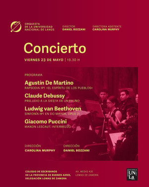 Concierto de nuestra orquesta en Lomas de Zamora