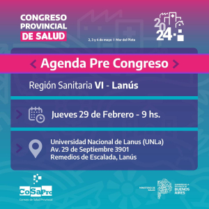 Pre Congreso de la Región Sanitaria VI en la UNLa