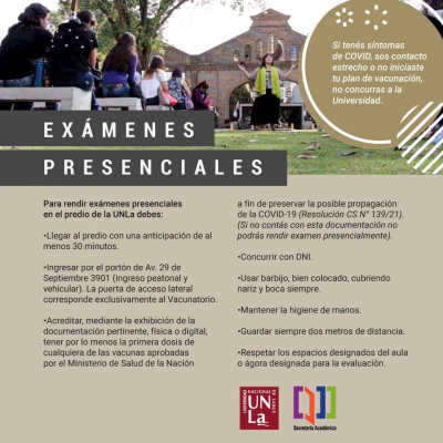 ¿Rendís final presencial en diciembre? Estos son los pasos a seguir