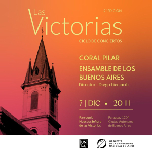 Te invitamos a un nuevo concierto del ciclo &quot;Las Victorias&quot;