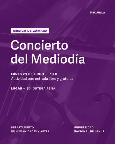 Nueva edición del ciclo &quot;Concierto del Mediodía&quot;