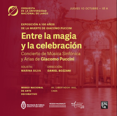 Nuestra Orquesta dará un concierto en homenaje a Giacomo Puccini a 100 años de su muerte