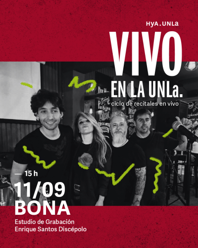 Vivo en la UNLa con el grupo BONA