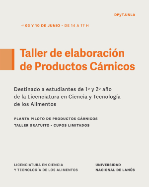 Taller de elaboración de productos cárnicos
