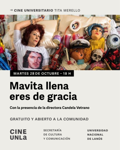 Candela Vetrano presenta su película en la UNLa