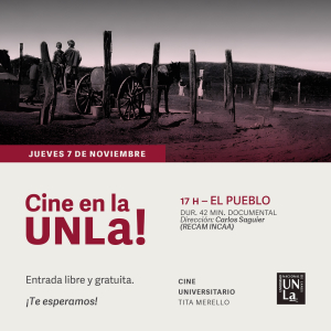 ¡Jueves de cine gratuito en la UNLa!