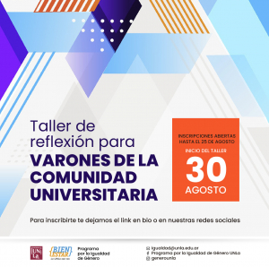 Taller de Reflexión para varones de la comunidad universitaria 