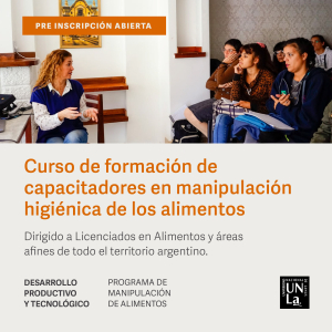 Abierta la preinscripción para curso sobre manipulación higiénica de los alimentos
