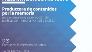 Firma de convenio y presentación de proyecto: productora de contenidos por la Memoria