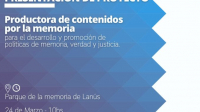 Firma de convenio y presentaci&oacute;n de proyecto: productora de contenidos por la Memoria