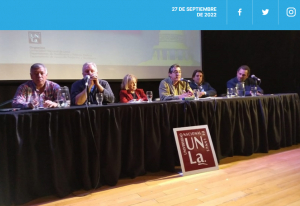 Referentes de la CGT, CTA, CETEP y la CGE, juntos en la UNLa en una jornada académica  sobre el trabajo y los derechos laborales