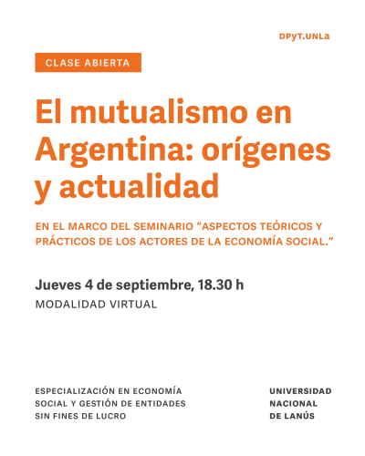 Clase abierta sobre mutualismo en Argentina