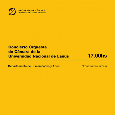 Concierto de la Orquesta de Cámara en la Semana de las Humanidades y las Artes