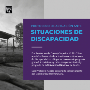 Protocolo de Actuación ante Situaciones de Discapacidad