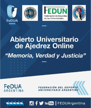 ¡Sumate al Abierto Universitario de Ajedrez Online!