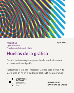 Workshop abierto a la comunidad sobre huellas de la gr&aacute;fica