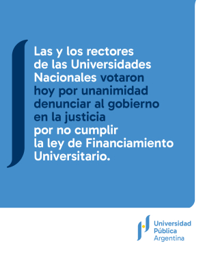 Las universidades públicas irán a la justicia para exigir el cumplimiento de la Ley de Financiamiento Universitario