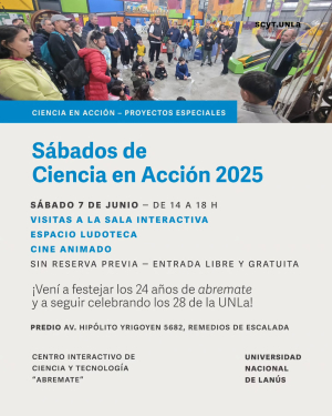 Nueva edición de &quot;Sabados de Ciencia en Acción&quot; en Abremate