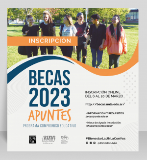Inscripción 2023 para las becas de apuntes del Programa Compromiso Educativo