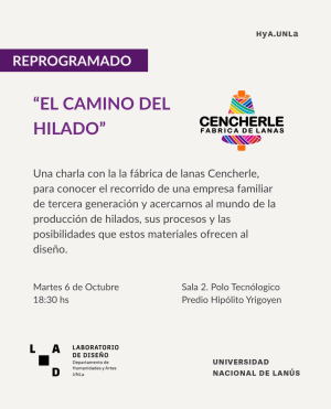 Charla con representantes de Cencherle F&aacute;brica de Lanas