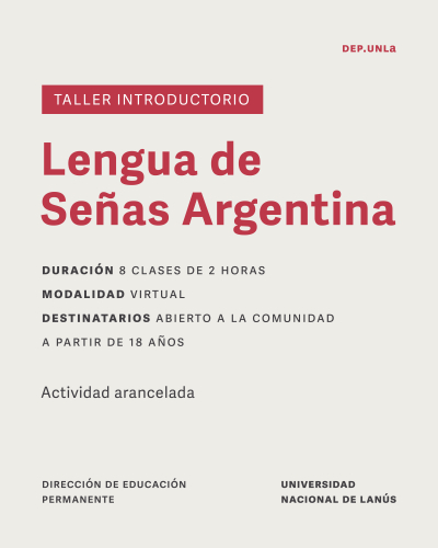 Taller de Lengua de Señas