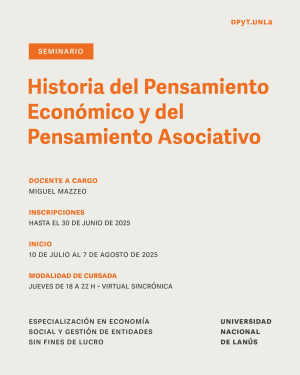 Seminario sobre historia del pensamiento económico y asociativo