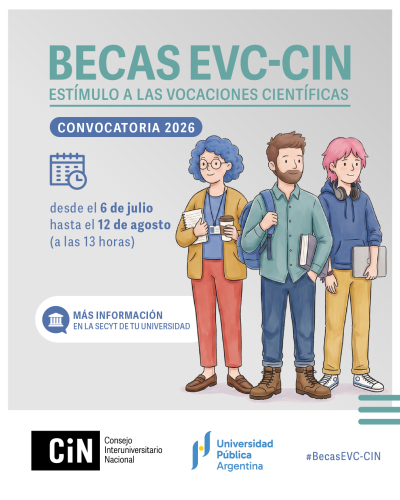 Convocatoria a Becas EVC-CIN 2026