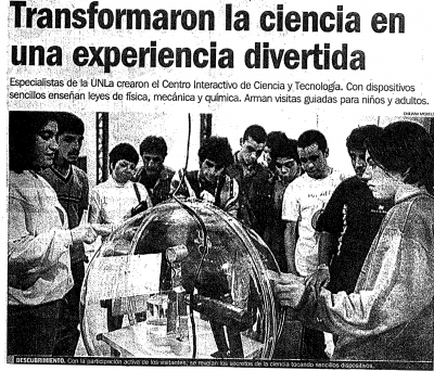 Transformaron la ciencia en una experiencia divertida