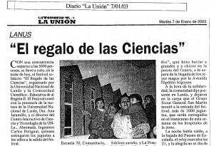 El regalo de las Ciencias