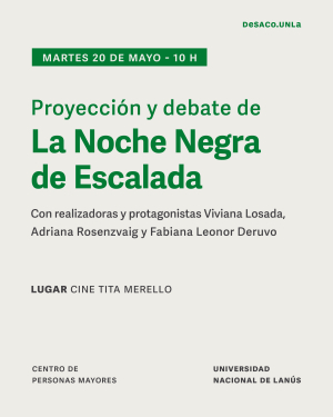 Proyeccción y debate &quot;La Noche Negra de Escalada&quot;