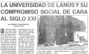 La Universidad de Lanús y su compromiso social de cara al siglo XXI