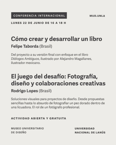 Conferencias internacionales sobre dise&ntilde;o en el MUD