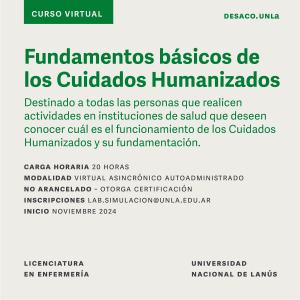 Curso virtual &quot;Fundamentos básicos de los Ciudados Humanizados&quot;